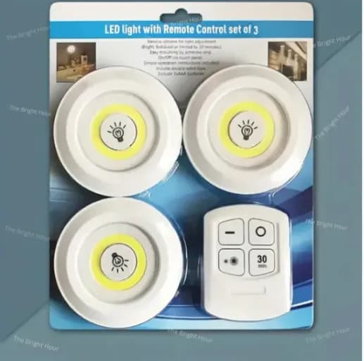Wireless Under Cabinet Light Closet Light – 3pcs Set