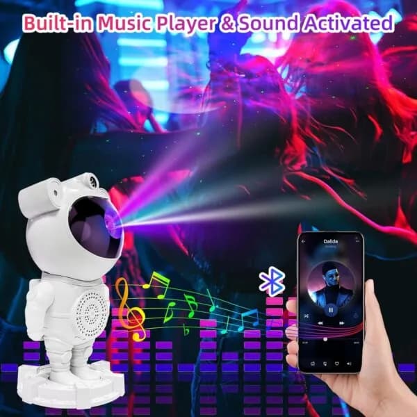 Astronaut Galaxy Projector With Bluetooth Speaker 3