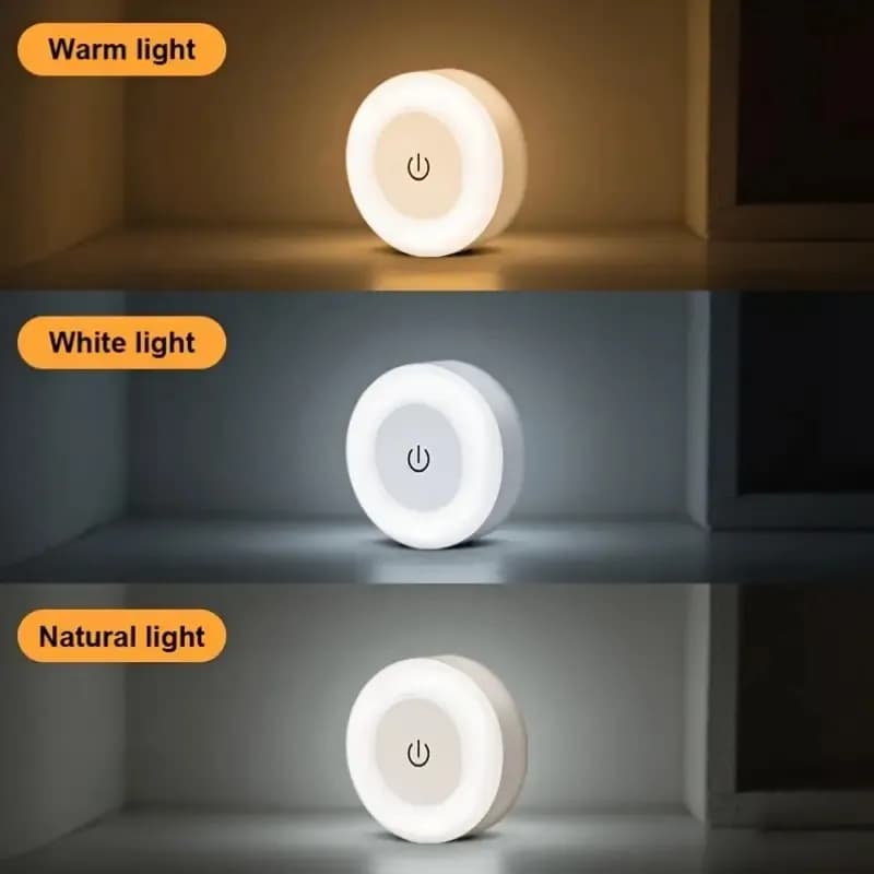 1PC Rechargeable Tap Light – Three Color 3