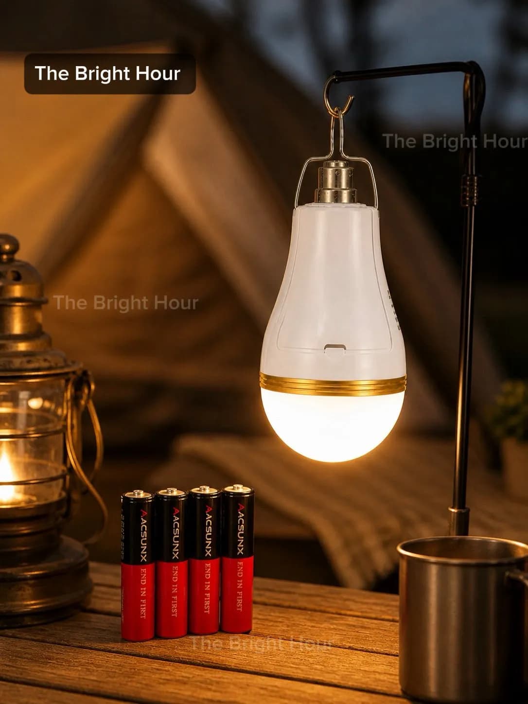 Official 1 Years Warranty Multi-Function Powerfull LED Rechargeable Emergency Bulb is a Portable Lighting 4