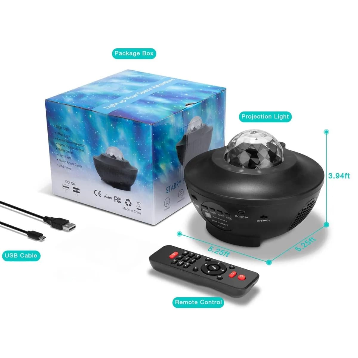 Galaxy Projector with Bluetooth Music Speaker 7