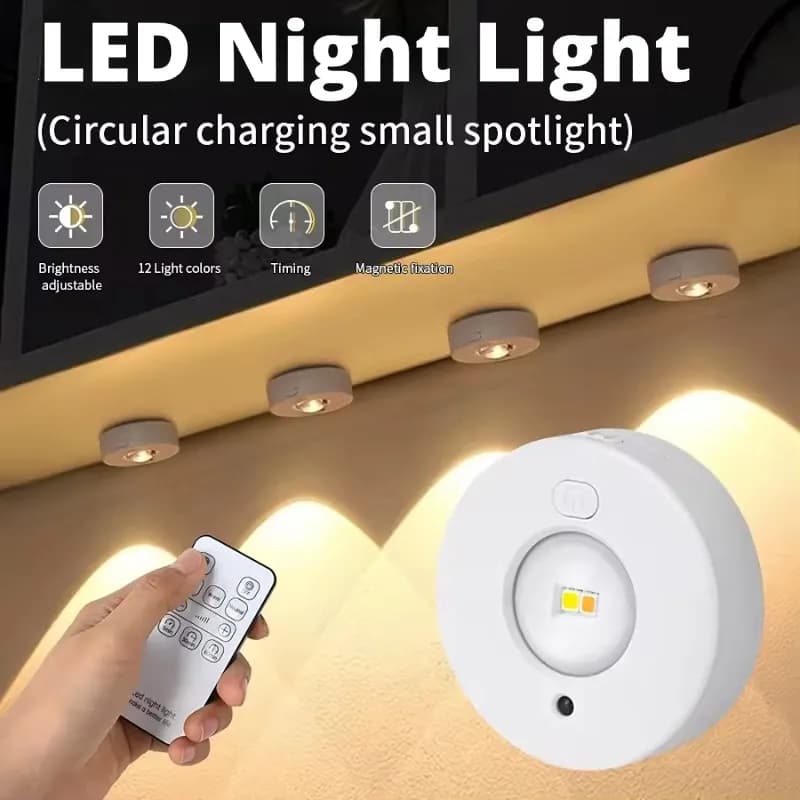 LED Rechargeable Closet Sensor Light Spot Light