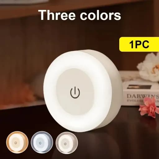1PC Rechargeable Tap Light – Three Color
